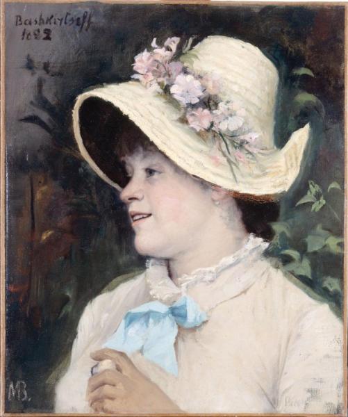 Paris, Portrait Of Irma by Marie Bashkirtseff