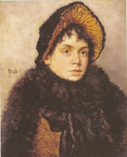 Portrait Of A Woman by Marie Bashkirtseff Oil Painting Reproductions