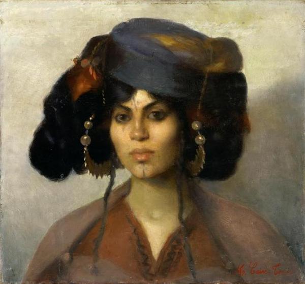 Tête De Femme, Biskra by Marie Caire-tonoir