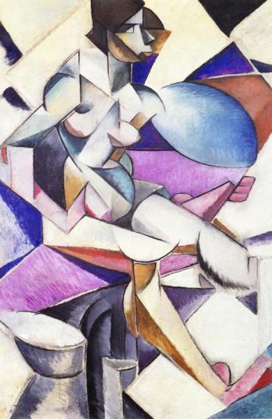 Seated Woman by Marie Danforth Vassilieff