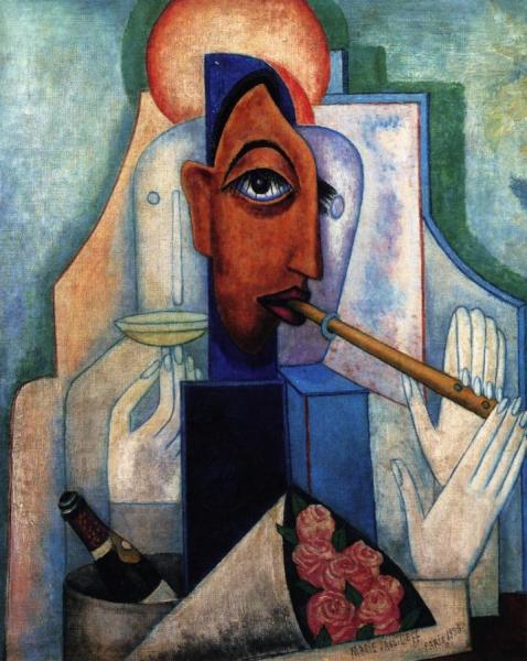 The Flautist by Marie Danforth Vassilieff