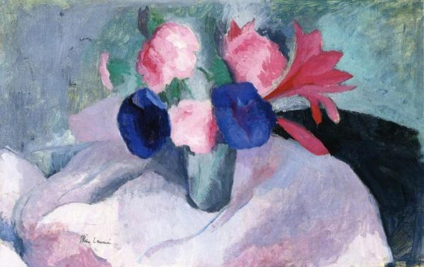A Vase Of Flowers by Marie Laurencin
