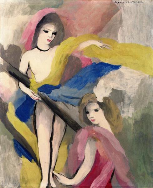 Acrobats by Marie Laurencin