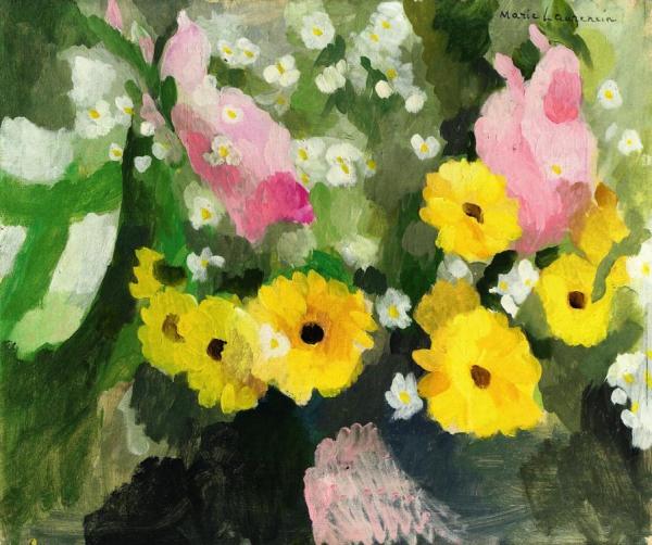 Bouquet Of Flowers by Marie Laurencin