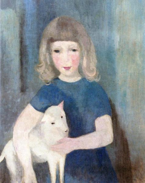 Brigitte Sourdel by Marie Laurencin