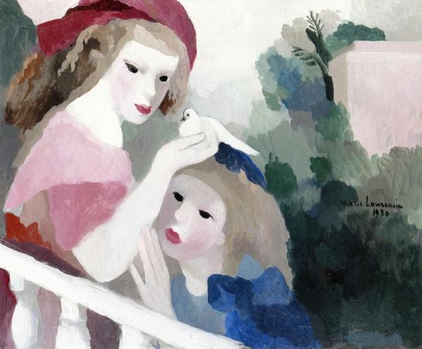 Children Of The Château (ii) by Marie Laurencin Oil Painting Reproductions