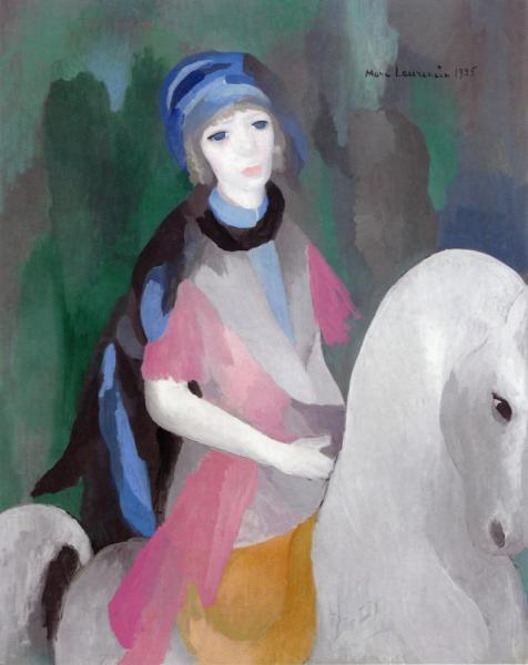 Emerald, Lady Cunard by Marie Laurencin Oil Painting Reproductions