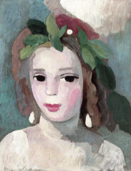 Girl Crowned With Leaves by Marie Laurencin