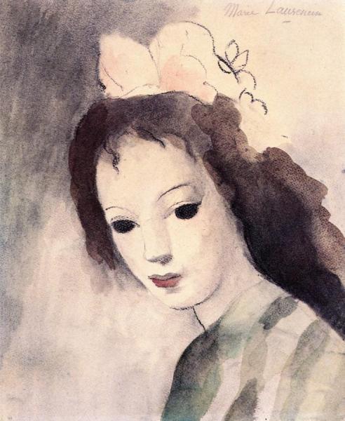 Girl's Head by Marie Laurencin