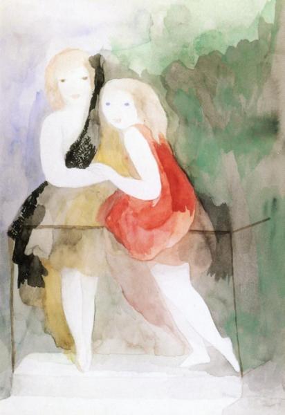 Girls On The Balcony by Marie Laurencin