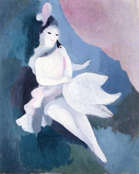 Leda And The Swan by Marie Laurencin