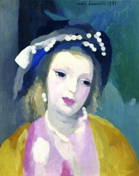 Nicole Groult by Marie Laurencin