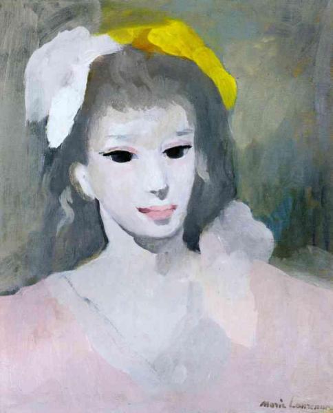 Portrait Of A Girl by Marie Laurencin