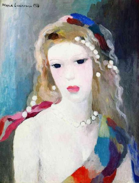 Portrait Of A Woman by Marie Laurencin