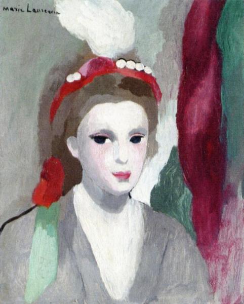 Portrait Of A Woman by Marie Laurencin