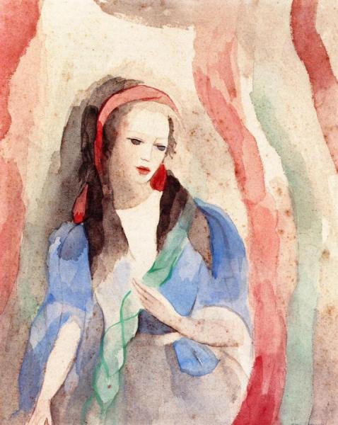 Portrait Of A Woman by Marie Laurencin