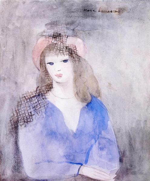Portrait Of A Woman by Marie Laurencin