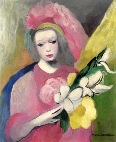 Portrait Of Agathe by Marie Laurencin