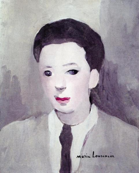 Portrait Of Monsieur Guillaume by Marie Laurencin