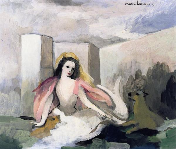 Siren With Animal by Marie Laurencin