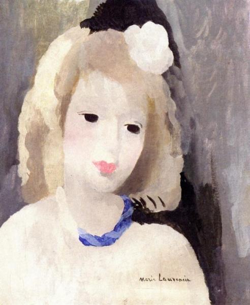 The Blue Necklace by Marie Laurencin