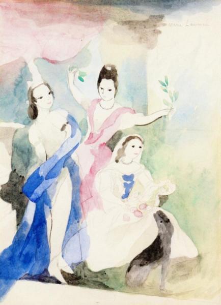 The Coronation Of The Black Dog by Marie Laurencin