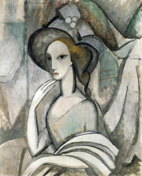 The Poetess Marguerite Gillot by Marie Laurencin