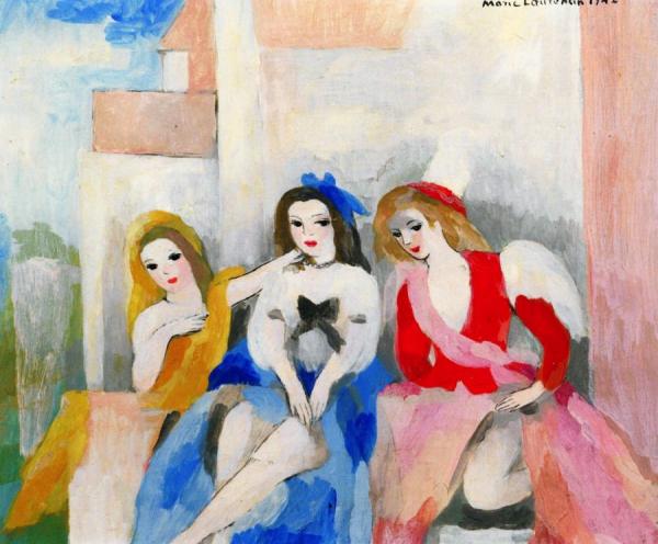 Three Women by Marie Laurencin