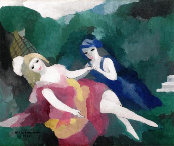 Two Friends by Marie Laurencin