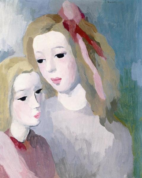 Two Girls by Marie Laurencin