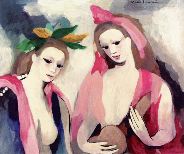 Two Girls by Marie Laurencin
