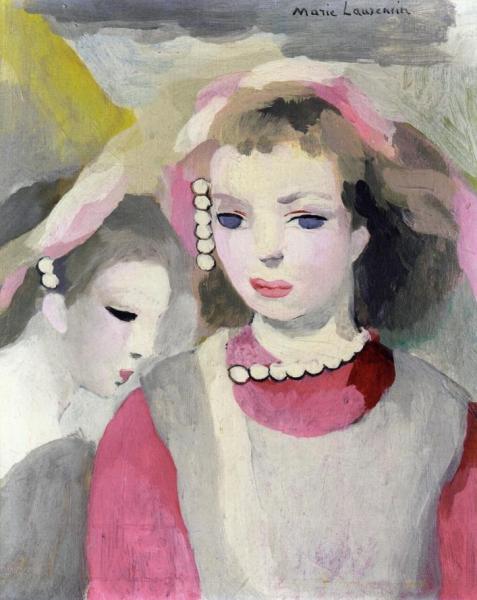 Two Girls by Marie Laurencin