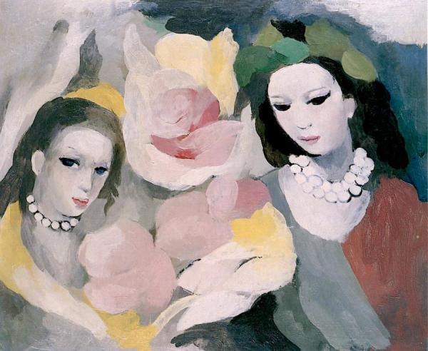Two Girls by Marie Laurencin