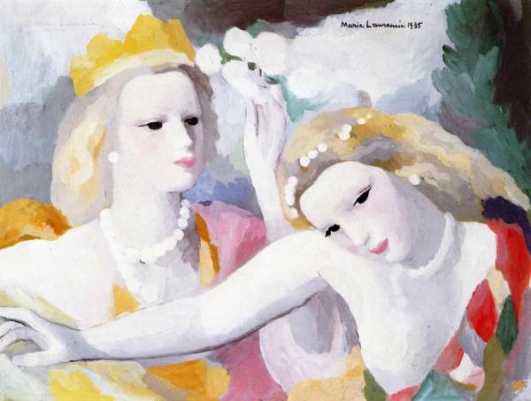Two Girls by Marie Laurencin