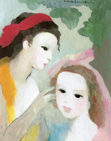 Two Girls by Marie Laurencin