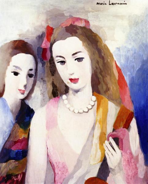 Two Women by Marie Laurencin