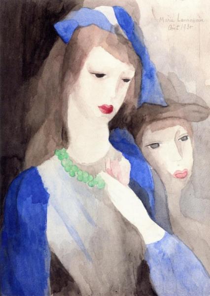 Two Women by Marie Laurencin