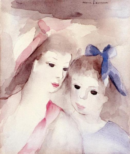 Two Women by Marie Laurencin