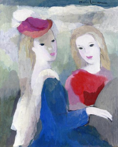 Two Young Women by Marie Laurencin