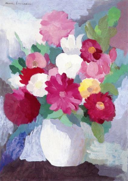 Vase Of Flowers by Marie Laurencin