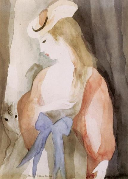Woman In A Hat by Marie Laurencin