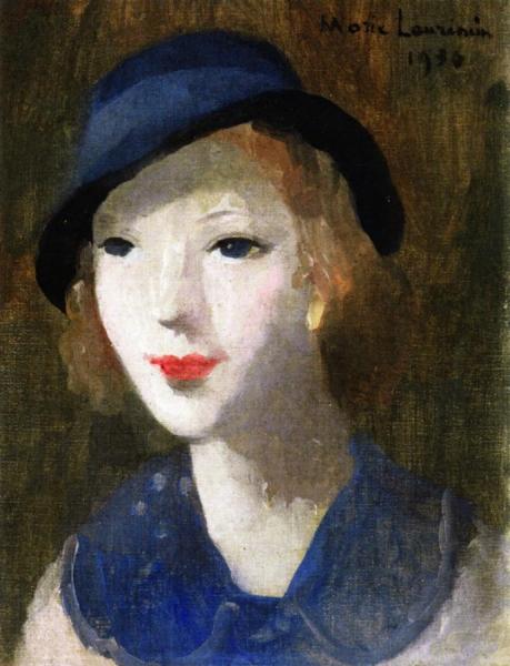 Woman In A Hat by Marie Laurencin