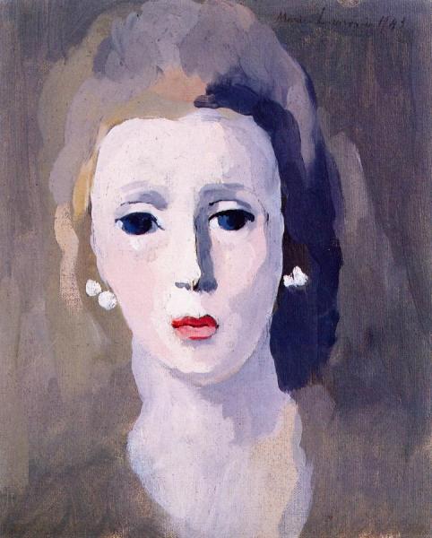 Woman's Head by Marie Laurencin