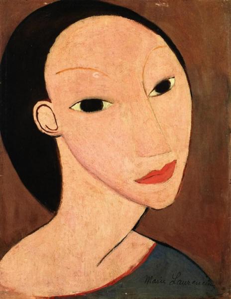 Woman's Head by Marie Laurencin