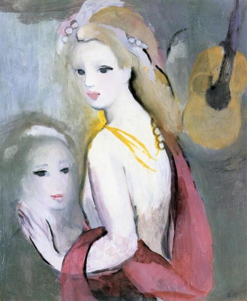 Woman With A Guitar by Marie Laurencin