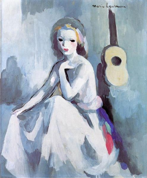 Woman With A Guitar by Marie Laurencin