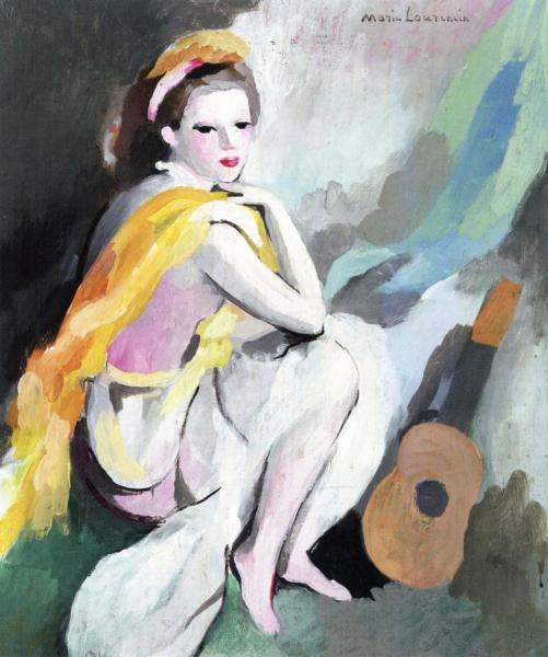 Woman With A Guitar by Marie Laurencin