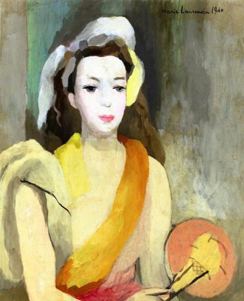 Young Breton Woman by Marie Laurencin