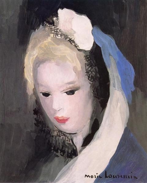 Young Girl In A Mantilla by Marie Laurencin