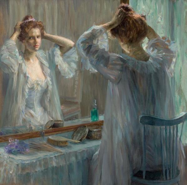 La Toilette, 1898 by Marie Louise Catherine Breslau